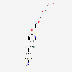 molecular formula C20H2518FN2O3 B1672843 florbetapir (18F) CAS No. 956103-76-7