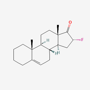 molecular formula C19H27FO B1672855 Fluasterone CAS No. 112859-71-9