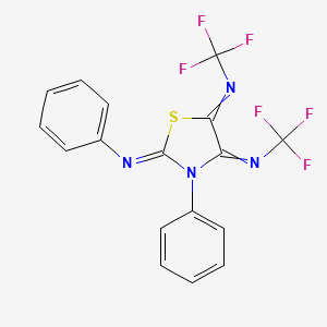 molecular formula C17H10F6N4S B1672860 Flubenzimine CAS No. 37893-02-0