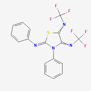 molecular formula C17H10F6N4S B1672860 Flubenzimin CAS No. 37893-02-0