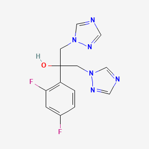 molecular formula C13H12F2N6O B1672865 Fluconazole CAS No. 86386-73-4