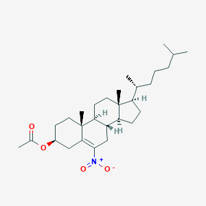 6-Nitrocholest-5-en-3-beta-yl acetate