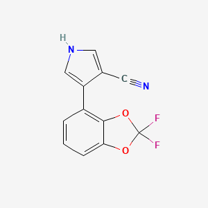 molecular formula C12H6F2N2O2 B1672872 Fludioxonil CAS No. 131341-86-1