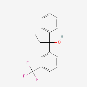 molecular formula C16H15F3O B1672879 Flumecinol CAS No. 56430-99-0