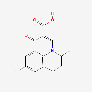 molecular formula C14H12FNO3 B1672881 Flumequine CAS No. 42835-25-6