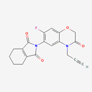 molecular formula C19H15FN2O4 B1672886 Flumioxazin CAS No. 103361-09-7