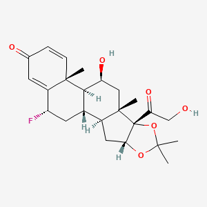 molecular formula C24H31FO6 B1672891 Flunisolide CAS No. 3385-03-3