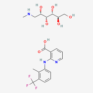 molecular formula C21H28F3N3O7 B1672894 Flunixin meglumine CAS No. 42461-84-7
