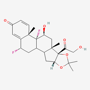 molecular formula C24H30F2O6 B1672897 Fluocinolone acetonide CAS No. 67-73-2