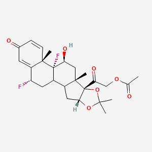 molecular formula C26H32F2O7 B1672898 Fluocinonide CAS No. 356-12-7