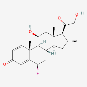molecular formula C22H29FO4 B1672899 Fluocortolone CAS No. 152-97-6