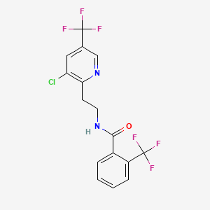 molecular formula C16H11ClF6N2O B1672901 Fluopyram CAS No. 658066-35-4