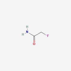 molecular formula C2H4FNO<br>FCH2CONH2<br>C2H4FNO B1672904 Fluoroacetamide CAS No. 640-19-7