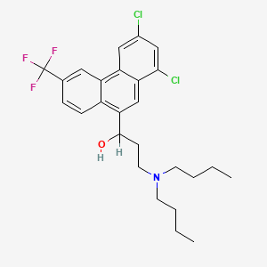 molecular formula C26H30Cl2F3NO B1672920 Halofantrine CAS No. 66051-76-1