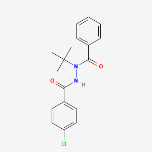 molecular formula C18H19ClN2O2 B1672923 Halofenozide CAS No. 112226-61-6