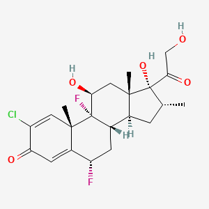 molecular formula C22H27ClF2O5 B1672925 Halometasone CAS No. 50629-82-8