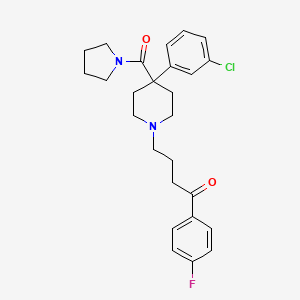 molecular formula C26H30ClFN2O2 B1672927 Haloperidide CAS No. 2924-46-1