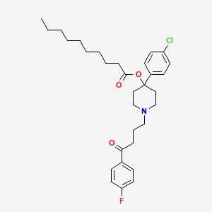 molecular formula C31H41ClFNO3 B1672929 Haloperidol decanoate CAS No. 74050-97-8