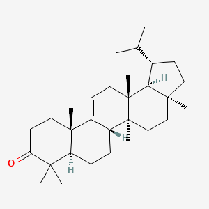 molecular formula C30H48O B1672939 Hancolupenone CAS No. 132746-04-4