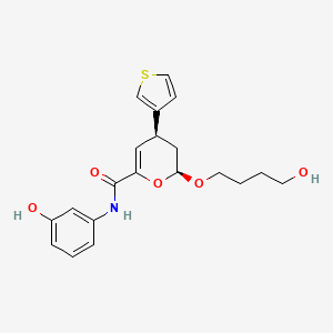 molecular formula C20H23NO5S B1672941 Haptamide B 