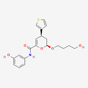 molecular formula C25H27ClN2O4 B1672941 Haptamide B CAS No. 546124-87-2