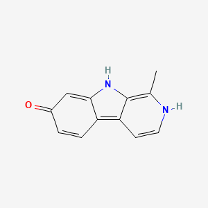 molecular formula C12H10N2O B1672944 Harmol CAS No. 487-03-6