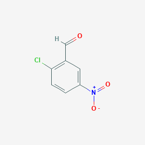 molecular formula C7H4ClNO3 B167295 2-氯-5-硝基苯甲醛 CAS No. 6361-21-3