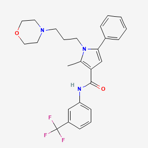 molecular formula C26H28F3N3O2 B1672955 HC-067047 CAS No. 883031-03-6