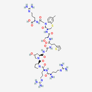 molecular formula C52H79N19O13S2 B1672971 Unii-42hsp7bzsd CAS No. 250762-99-3