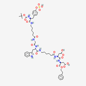 molecular formula C55H72N8O18S B1672976 Cck-jmv-180 CAS No. 119733-42-5