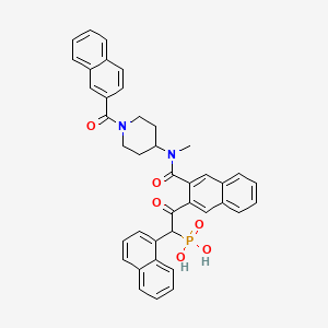 molecular formula C40H35N2O6P B1672990 JNJ-10311795 CAS No. 518062-14-1