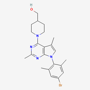 molecular formula C22H27BrN4O B1673002 JNJ19567470 CAS No. 724471-26-5