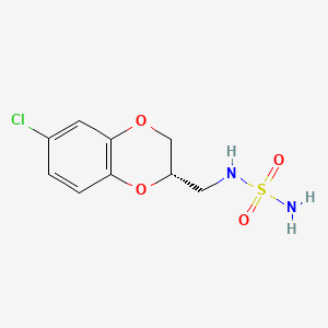 molecular formula C9H11ClN2O4S B1673008 JNJ-26489112 CAS No. 871824-55-4