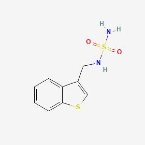 3-[(Sulfamoylamino)methyl]-1-benzothiophene