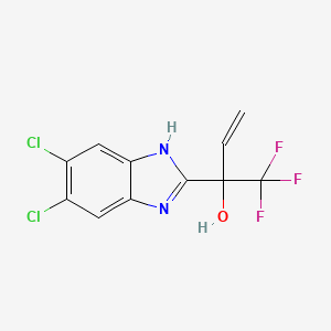 molecular formula C11H7Cl2F3N2O B1673014 (+)-JNJ-37654032 CAS No. 944919-15-7
