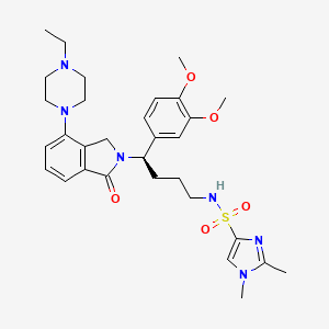molecular formula C31H42N6O5S B1673018 JNJ-39327041 CAS No. 1093069-32-9