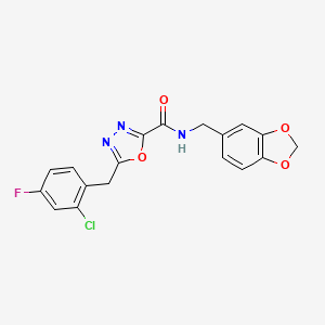 molecular formula C18H13ClFN3O4 B1673022 hClpP-activator-D9 CAS No. 950261-75-3