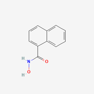 molecular formula C11H9NO2 B1673025 1-Naphthohydroxamic acid CAS No. 6953-61-3