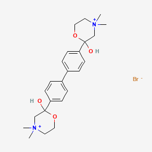 molecular formula C24H34Br2N2O4 B1673050 Hemicholinium-3 CAS No. 312-45-8