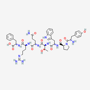 molecular formula C49H64N12O11 B1673057 Hemorphin 7 CAS No. 152685-85-3