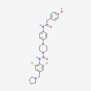 molecular formula C31H35Cl2N5O3 B1673076 Jnj-dgat1-A 