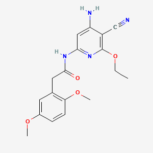 molecular formula C18H20N4O4 B1673077 JNK 抑制剂 VIII CAS No. 894804-07-0