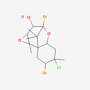 molecular formula C15H21Br2ClO3 B1673079 Johnstonol CAS No. 35671-09-1