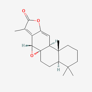 molecular formula C20H26O3 B1673081 17-Hydroxyjolkinolide A CAS No. 37905-07-0
