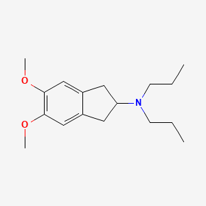 1H-Inden-2-amine, 2,3-dihydro-5,6-dimethoxy-N,N-dipropyl-