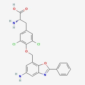 molecular formula C23H19Cl2N3O4 B1673089 JPH203 CAS No. 1037592-40-7