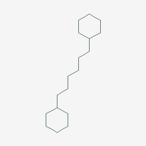 molecular formula C18H34 B167309 Hexane, 1,6-dicyclohexyl- CAS No. 1610-23-7