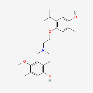 molecular formula C24H35NO4 B1673103 JTH-601 free base CAS No. 171277-06-8