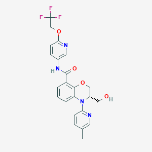 molecular formula C23H21F3N4O4 B1673108 Jts-653 CAS No. 942614-99-5