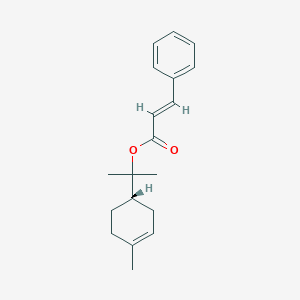 2-Propenoic acid, 3-phenyl-, 1-methyl-1-(4-methyl-3-cyclohexen-1-yl)ethyl ester, (S)-